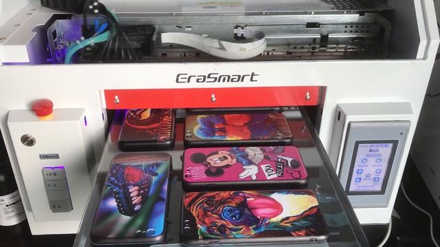 UV Printer Mobile Phone Case Printing EraSmart смотреть онлайн