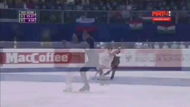 Екатерина Боброва Дмитрий Соловьев, ЧЕ 2016, КТ 368 смотреть онлайн