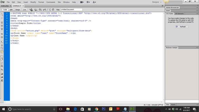 html form submit using php (post method) смотреть онлайн