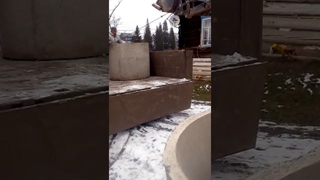 Разгрузка жб кольца на китайском тракторе смотреть онлайн