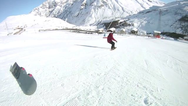 Learn How To Snowboard: Ollie | Snowboard Tricks For Freestyle Snowboarding смотреть онлайн