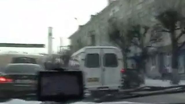 Рязань (пробка, центр, улица Соборная). 30.12.2009, 12:09-14:21 смотреть онлайн