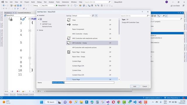CRUD Operation, Many-to-Many with EF Core delete behavior is SetNull | ASP.NET CORE Example смотреть онлайн