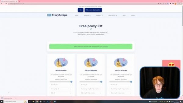How to test proxies: ProxyScrape Proxy Checker