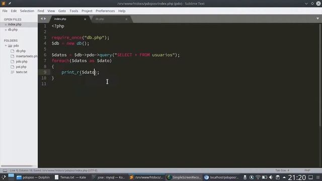 118 - PHP PDO: Convertir Resultado a Array - fetch() y fetchAll() [PHP 7 - Español] смотреть онлайн