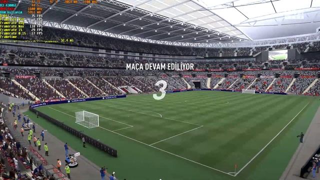 AMD Ryzen 3 4300GE FIFA 21 Online FPS Test смотреть онлайн