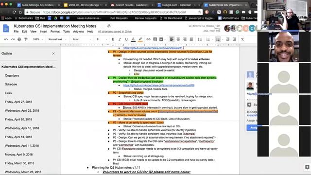 Kubernetes SIG Storage - CSI Implementation Workgroup 20180427 смотреть онлайн