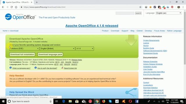 open office download смотреть онлайн