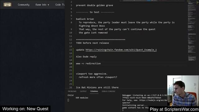 22 - New quest Break Tutorial for HTML5 MMO Scripters War смотреть онлайн