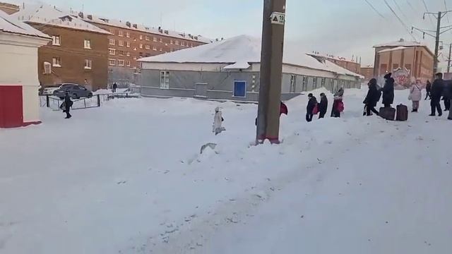 Воркута, вокзал февраль 2021 смотреть онлайн