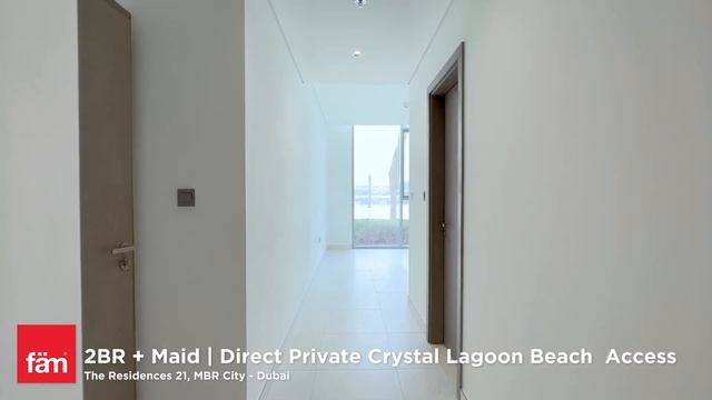 MBR City | The Residences | 2BR + Maid | Crystal Lagoon Access | Full Lagoon Views | Near Downtown смотреть онлайн