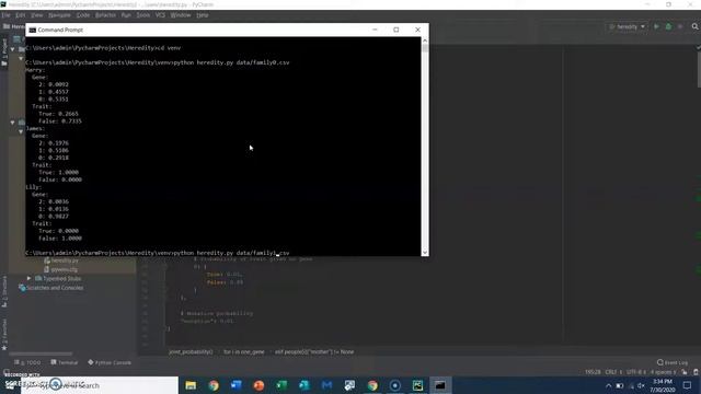 Heredity Project CS 50's AI with Python смотреть онлайн