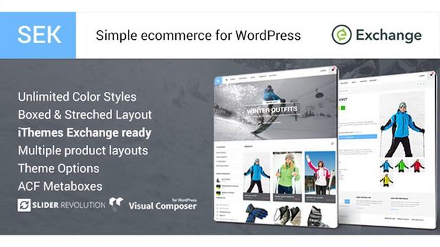 SEK iThemes Exchange Shop WordPress Theme | Themeforest Website Templates and Themes смотреть онлайн