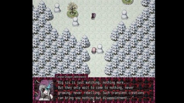 Black Souls 2 Hidden Snow Garden Jabberwock convo