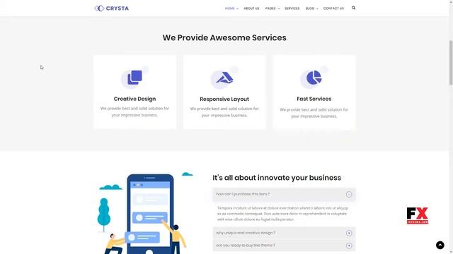 Crysta - Startup Agency and SasS Business WP Theme Jarred Cahyo смотреть онлайн