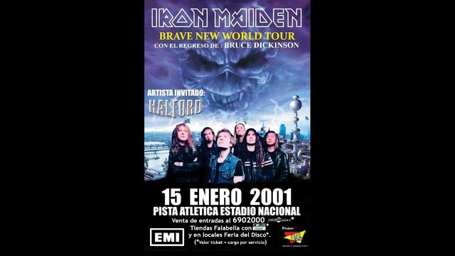 Iron Maiden - Brave New Chile (15/01/2001) FULL BOOTLEG. (SOUNDBOARD)