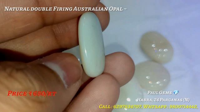 Natural Double side Firing Australian opal Stone || Use opal As Sukra+sani+budh combination Remedy смотреть онлайн