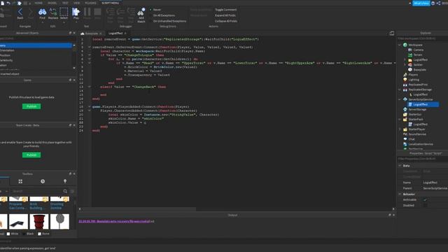 ROBLOX STUDIO How to make Logia Effects for ONE PIECE GAMES смотреть онлайн