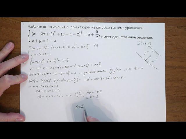 Параметр 36 вариантов ЕГЭ 2024 Ященко вариант 27 (7953) смотреть онлайн