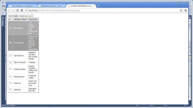 ASP.NET Grid Lookup Control - Setup Data Binding & Multiple Selection смотреть онлайн