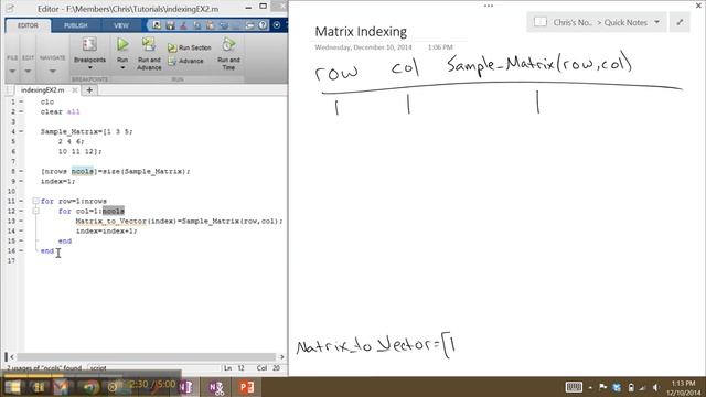 Complex Loops Tutorial 1 - Matrix Indexing смотреть онлайн