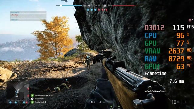 GeForce GTX 1650 SUPER -- Intel Core i3-9100F -- Battlefield V BFV FPS Test Low Settings смотреть онлайн