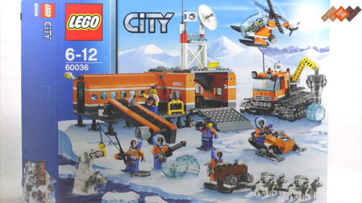 Конструктор Лего Город (Lego City) Арктическая база 60036 смотреть онлайн