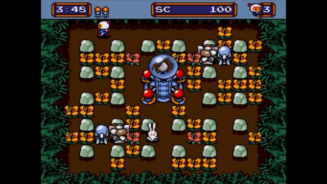 Sega Mega Drive Mega Bomberman (Bomberman '94) 1994 Gameplay смотреть онлайн