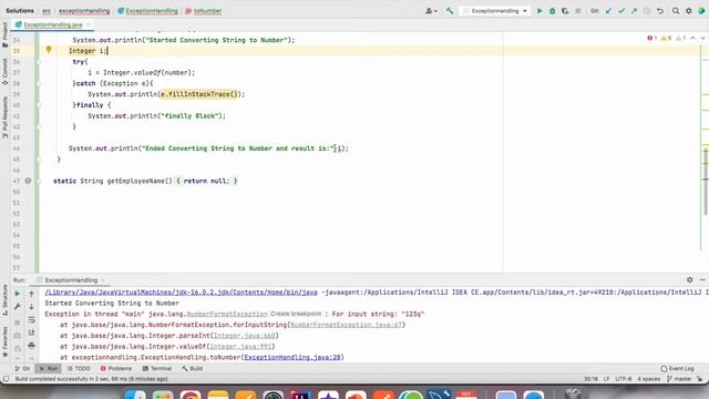 What is an Exception, How can we handle an Exceptions in Java? #exceptionhandling смотреть онлайн
