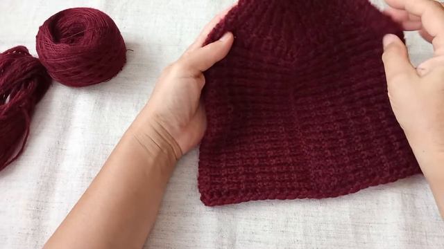 MaTusy. About knitting. New hat. Бордова шапка. Проста схема. Економні вирати пряжі. Швидкий процес смотреть онлайн