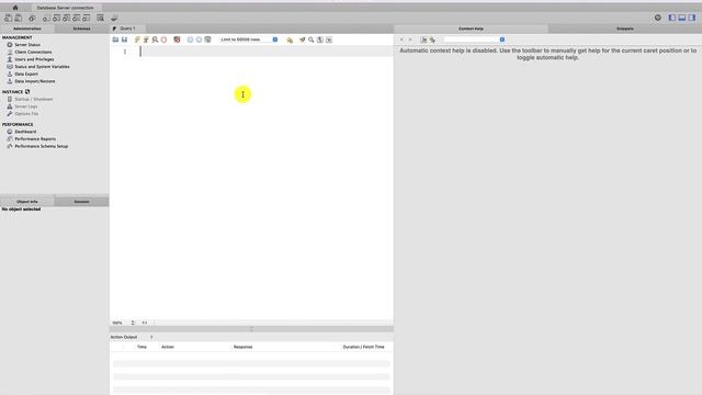 MySQL Workbench Interface смотреть онлайн