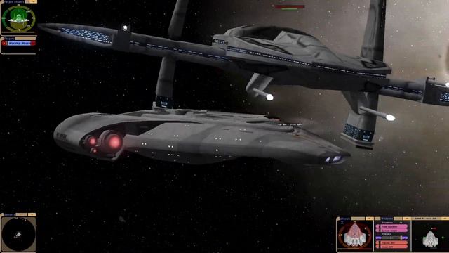 Section 31 Defiant VS Asguard Warship Prototype | Star Trek VS Stargate | Bridge Commander Battle | смотреть онлайн