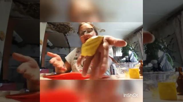 ЛИЗУН из клея ПВА и борной кислоты!! смотреть онлайн