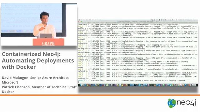 GraphConnect SF 2015 / David Makogon, Microsoft and Patrick Chanezon, Docker смотреть онлайн
