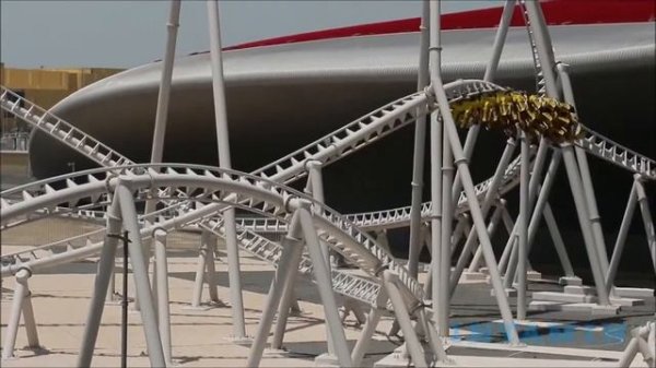 Flying Aces Ferrari World POV - Intamin Rides