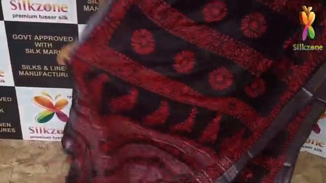 Linen Cotton Batik Print Saree