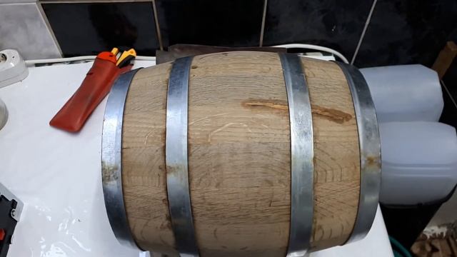 Готовлю новую бочку к заливке. Запуск бочки. смотреть онлайн