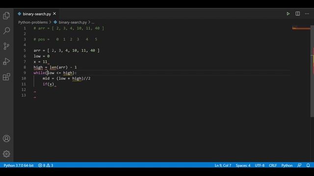 Binary Search in Python - தமிழ் | Marana Coder смотреть онлайн