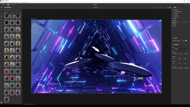Convert 2D from Illustrator to 3D with Dimension without Photoshop | UFO flying saucers смотреть онлайн