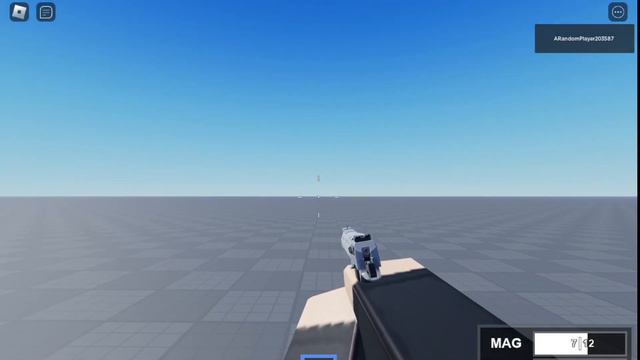 Тест анимации оружия в Roblox Studio. смотреть онлайн