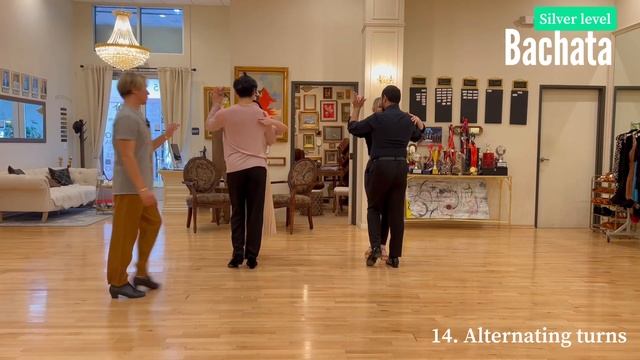 Alternating turn - ?? Bachata basic steps - tutorial ? “Dance With Oleg” APP & DanceWithOleg.com смотреть онлайн