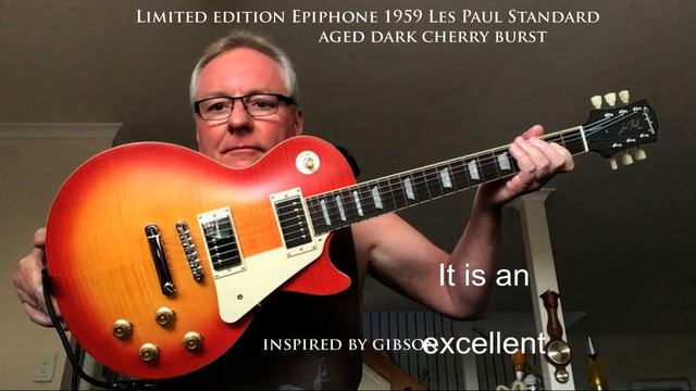 Epiphone Limited Edition 1959 Les Paul Standard ... Inspired By Gibson ...