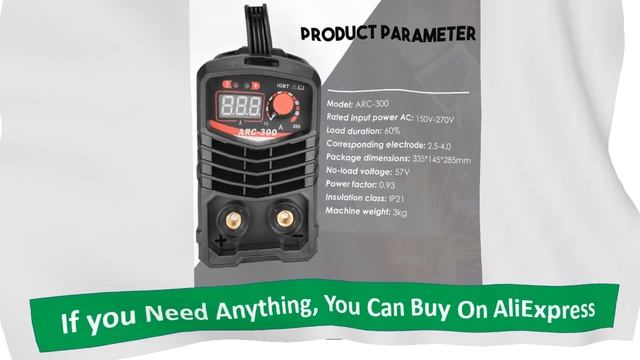 2 In 1 ARC MMA Welder Inverter Welding Machine 110V 220V 300A 6000W Power IGBT Welding Machine