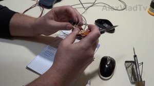 Проводная USB - мышь, распиновка контактов, замена провода. Repair wire mouse, usb cable.