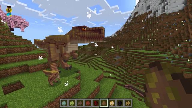 Best JURASSIC DINOSAUR Addon for Minecraft 2024!! смотреть онлайн