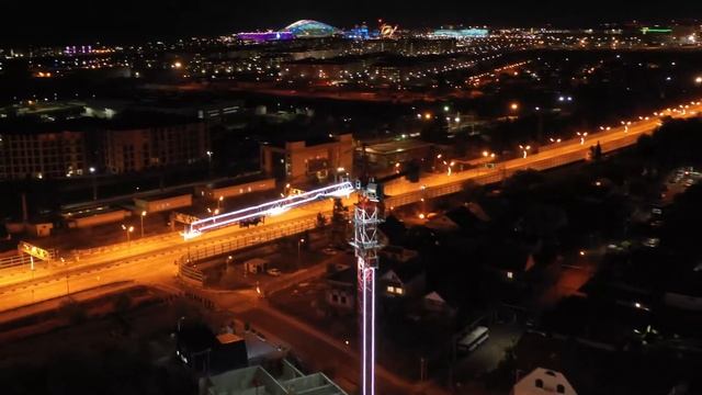 RusAlp — Рекламная подсветка башенных кранов смотреть онлайн