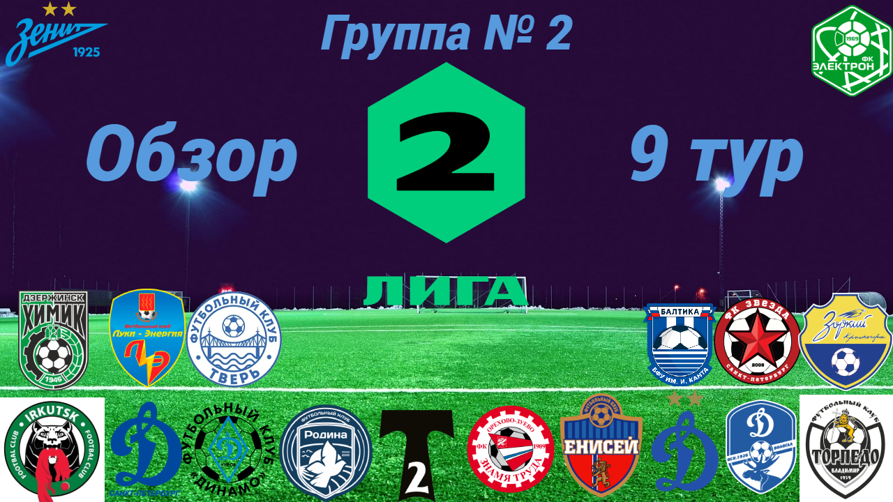 Дивизион Б. Группа № 2, обзор 9-го тура, сезон 2023 года смотреть онлайн