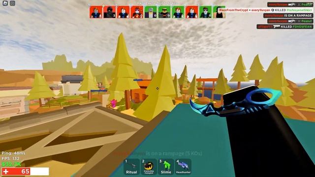 How To SUPER SLIDE In Aimblox (Roblox Aimblox) смотреть онлайн