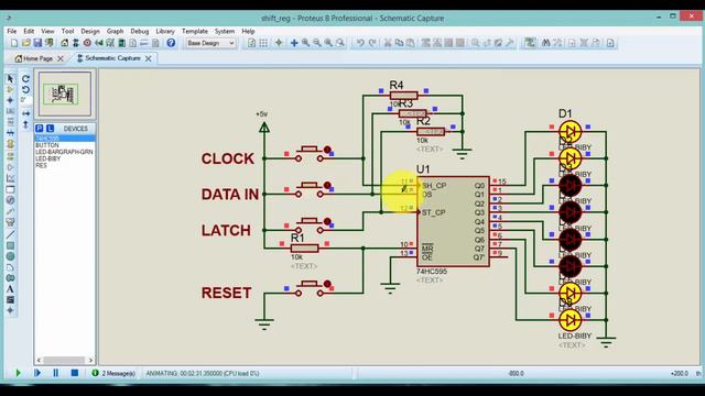 How 74HC595 Shift Register works | Basic working with proteus simulation in Hindi | By MEXTech смотреть онлайн