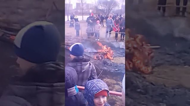 Горящая Баба (Масленица). смотреть онлайн